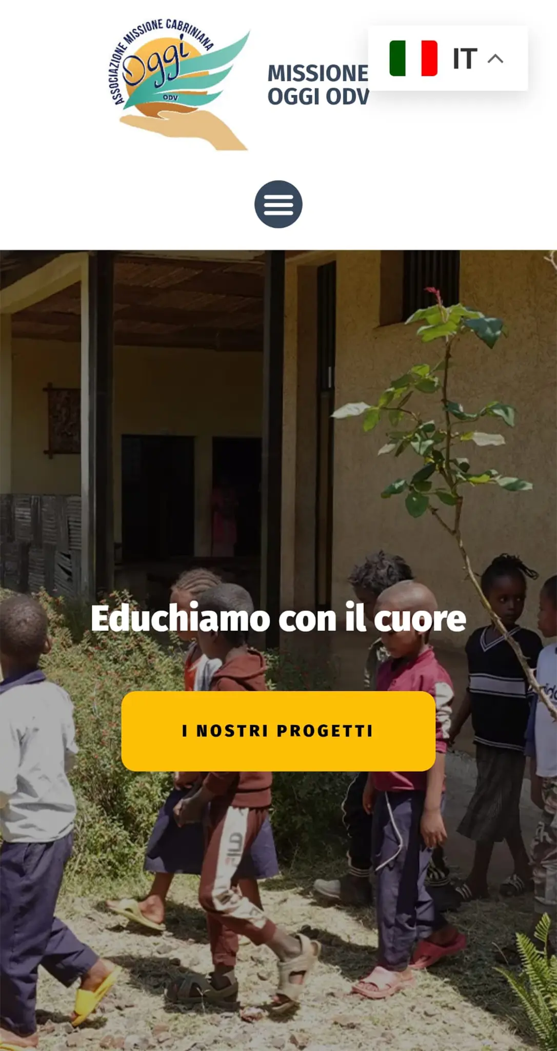 Missione Cabriniana Oggi homepage